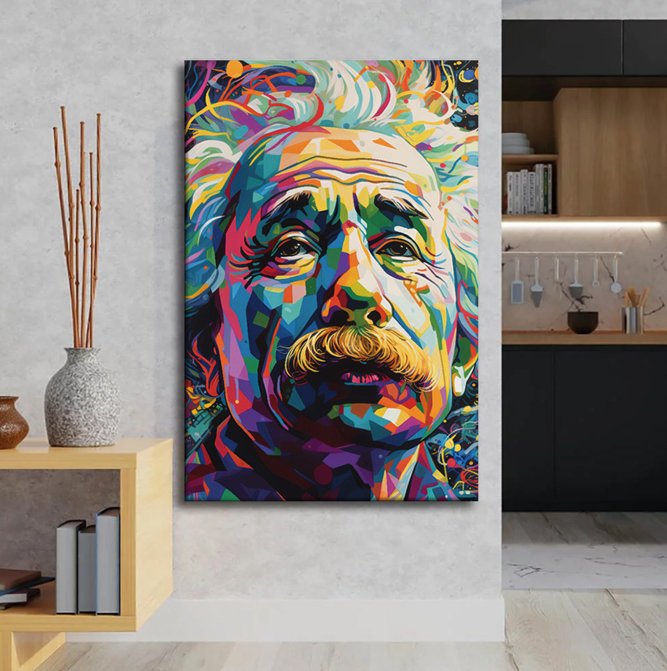 Einstein%20Tasarımlı%20Dekor%20Kanvas%20Tablo