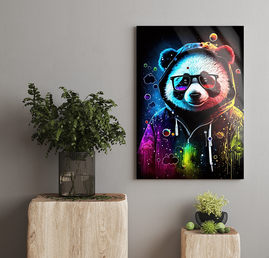 Panda%20Tasarımlı%20Dekor%20Cam%20Tablo